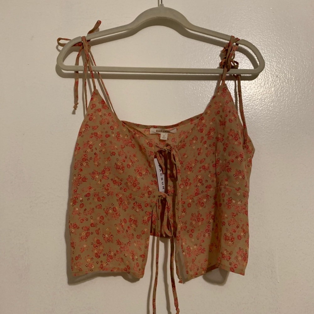 Pacsun Modern Renewal Tie Tank Top